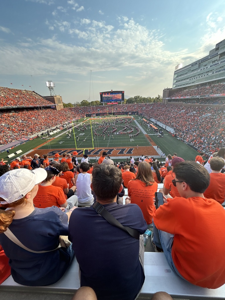 memorial stadium, illinois